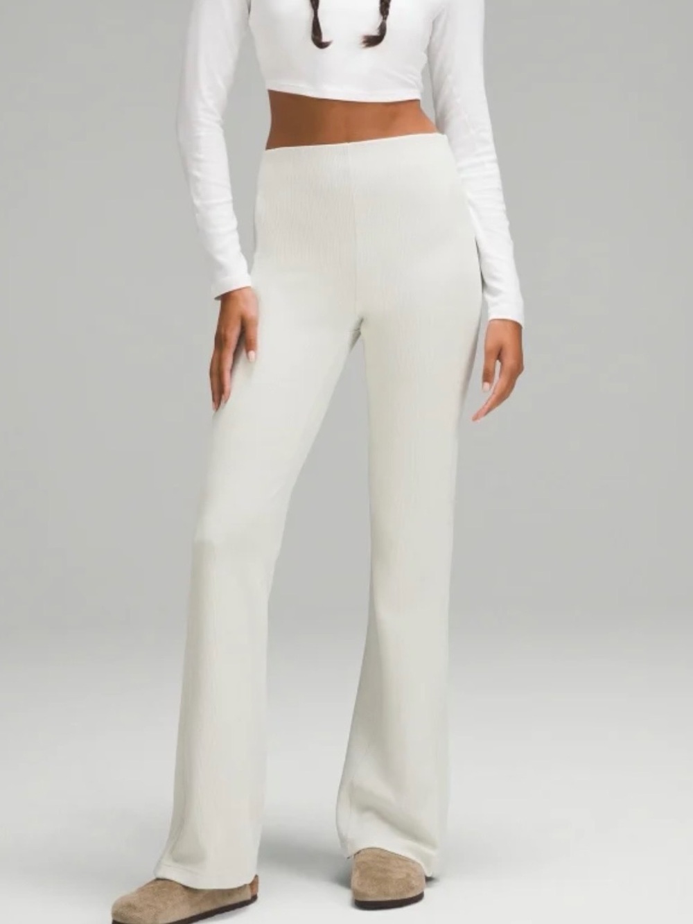 Lululemon Brushed Softstreme Rib Zip Flare